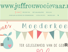Tablet Screenshot of juffrouwooievaar.nl